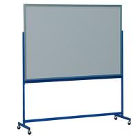 2 sides magnetic chalkboard size 1,2x1,8m + Stand base